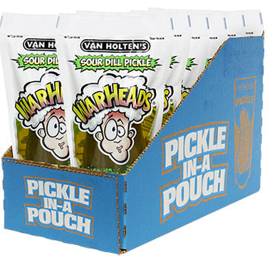 Van Holtens Jumbo Warheads Sour Dill Pickles 12ct Box - Snacks Van Holten's wholesale supplier A1 main