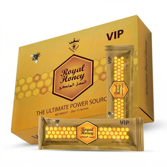 VIP Organic Royal Honey — Wholesale Case | 48 or 96 Boxes (12ct Each) - Honey Packs Royal Honey VIP wholesale supplier A1 main