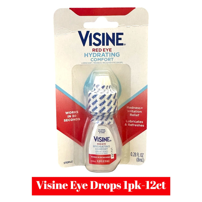 Visine Eye Drops 1pk- 12ct - Personal Use Visine wholesale supplier A1 main