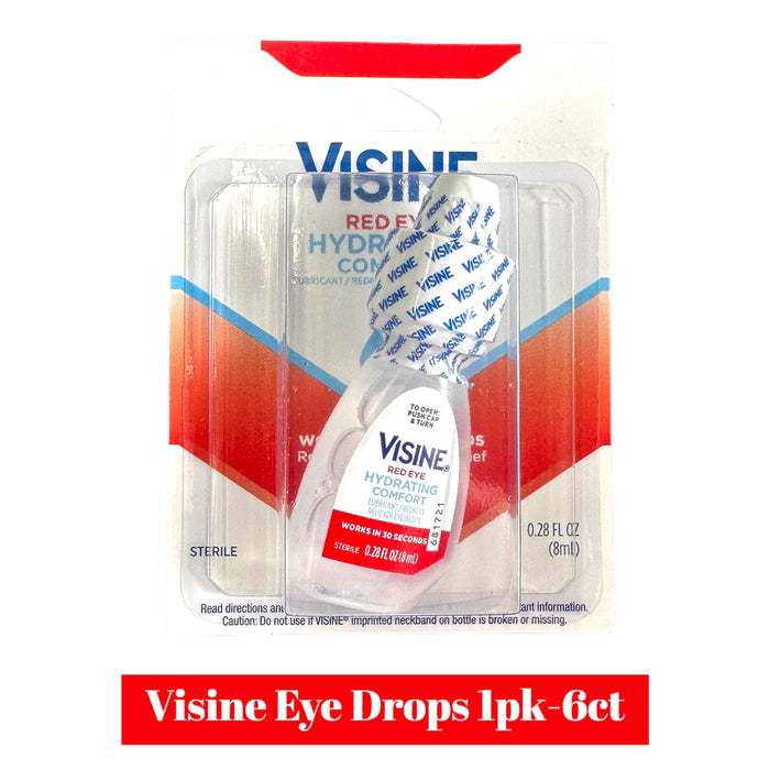 Visine Eye Drops 1pk- 6ct - Personal Use Visine wholesale supplier A1 main