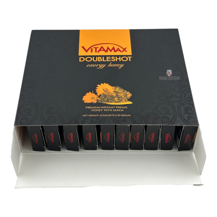 Vitamax Doubleshot Energy Honey – 10 Pack - Honey Packs Vitamax Energy Honey wholesale supplier A1 main