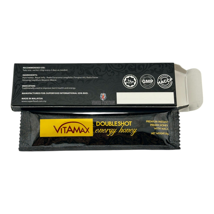 Vitamax Doubleshot Energy Honey – 10 Pack - Honey Packs Vitamax Energy Honey wholesale supplier A1 main