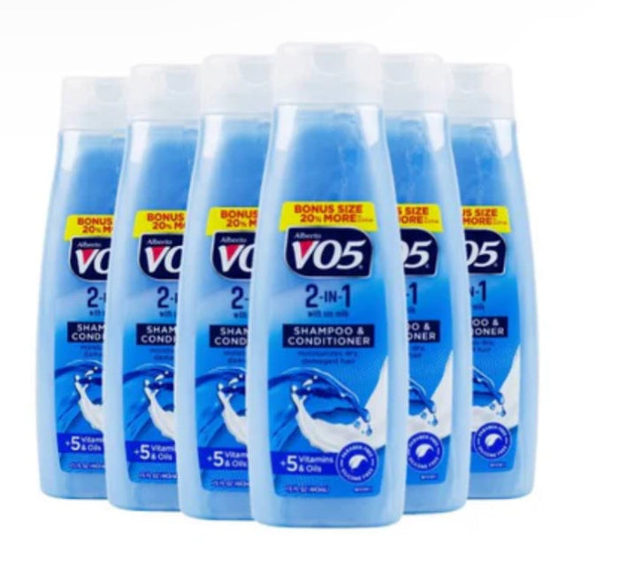 VO5 2-IN-1 MOISTURIZING SHAMPOO + CONDITIONER-15oz/6pk - Personal Care A1 WHOLESALE LLC wholesale supplier A1 main