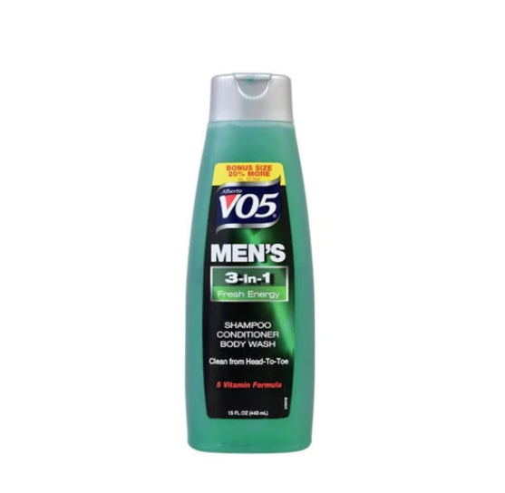 VO5 MEN 3-IN-1 FRESH ENERGY SH/CD/BW -15oz/6pk - A1 WHOLESALE LLC wholesale supplier A1 main