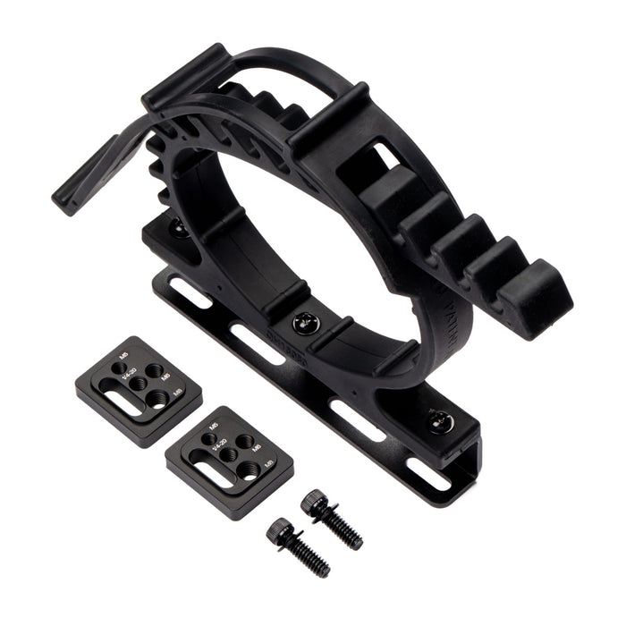 XL Quick Release Adjustable Clamp Mount 2.56" to 7.87" compatible with MOLLE Panels