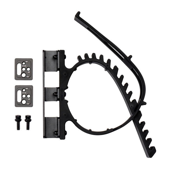 XL Quick Release Adjustable Clamp Mount 2.56" to 7.87" compatible with MOLLE Panels