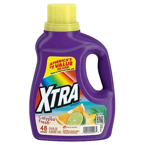 Xtra Liquid Laundry Detergent Calypso Fresh - 57.6oz/6pk - A1 WHOLESALE LLC wholesale supplier A1 main