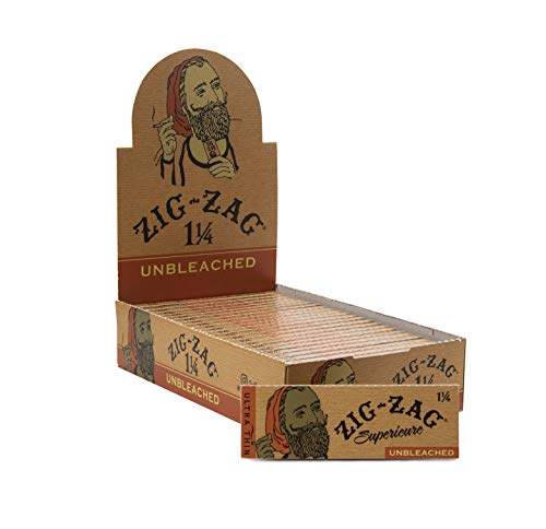 Zig Zag Rolling Papers Unbleached 1 1/4 oz (Pack of 24) - Rolling Papers Zig Zag wholesale supplier A1 main