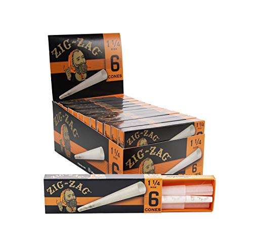 Zig Zag Zag Cones 1 1/4 (Pack of 6) - Tubes Zig Zag wholesale supplier A1 main