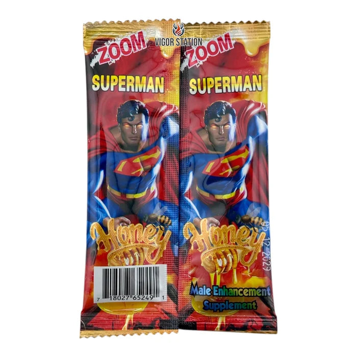 Zoom Superman Honey – 24 Pack - Honey Packs Vigor Station wholesale supplier A1 main